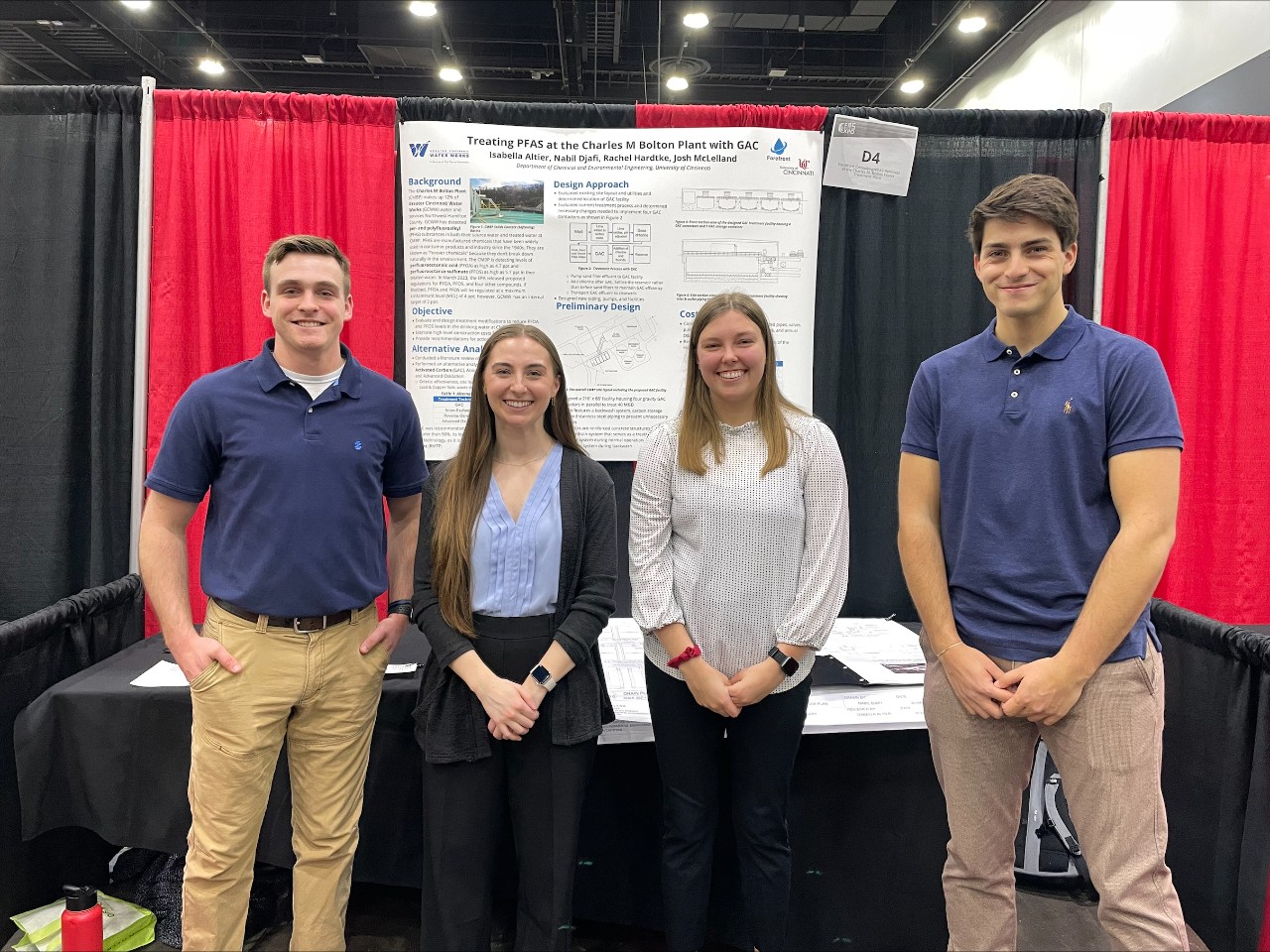 Photo of Environmental Engineering Capstone project winners