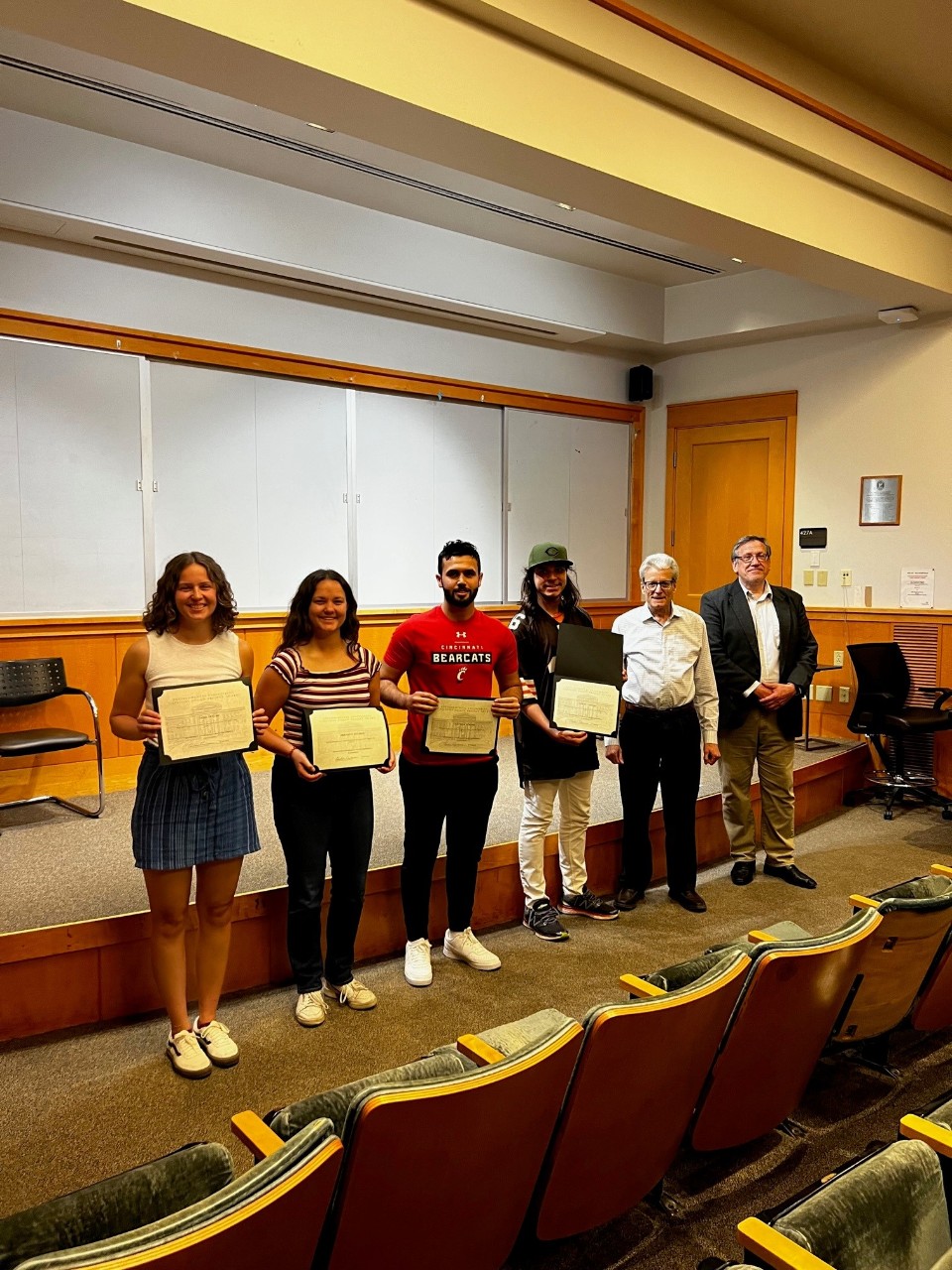 Image of Environmental Engineering capstone design award winners