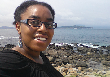 Alexia Gaines, electrical engineering and ACCEND MBA class of 2019 away on study abroad in Seoul, South Korea.