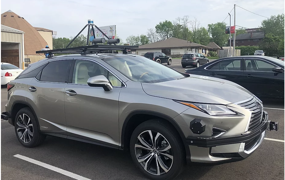 Autonomous Lexus RX450h Vehicle at the Center for Smart, Sustainable, and Resilient Infrastructure 