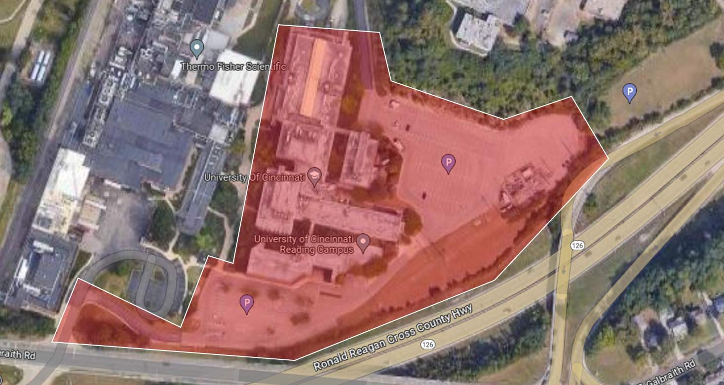 Image of the Center for Smart, Sustainable, and Resilient Infrastructure's closed course testing facility